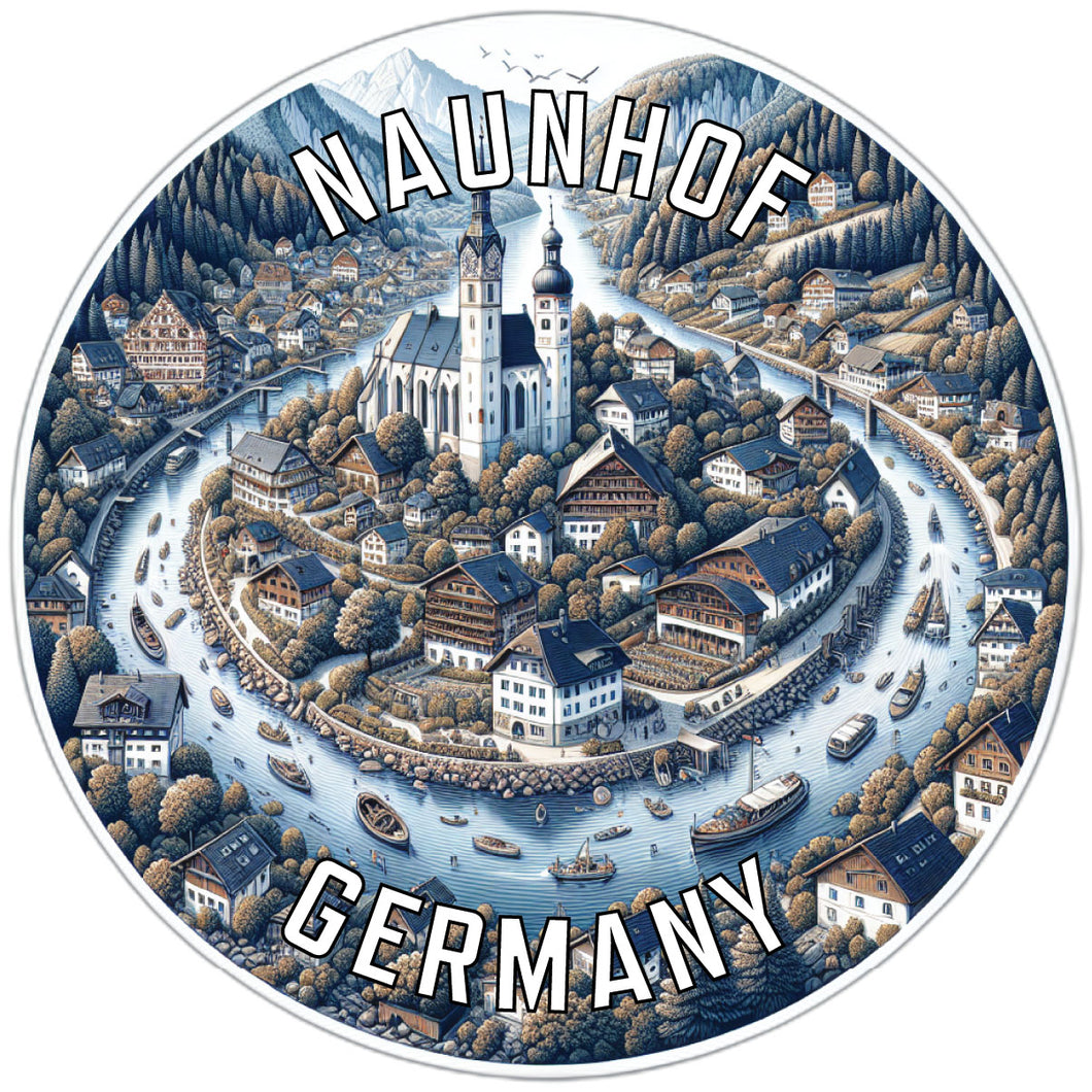 Naunhof Germany Souvenir Vinyl Decal Sticker 2-Inch