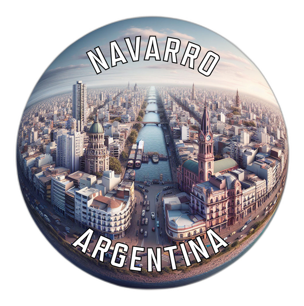 Navarro Argentina Souvenir Die Cut Flat Magnet 2-Inch