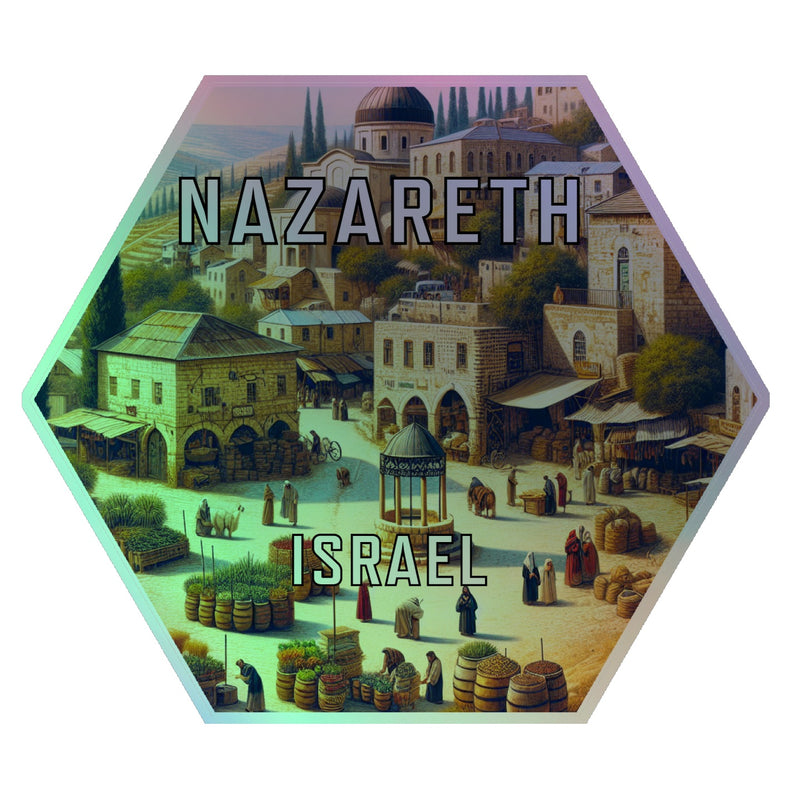 Nazareth Israel Souvenir Die Cut Flat Magnet 2-Inch