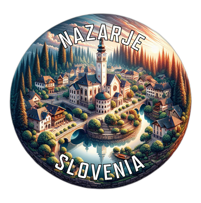 Nazarje Slovenia Souvenir Vinyl Decal Sticker 2-Inch