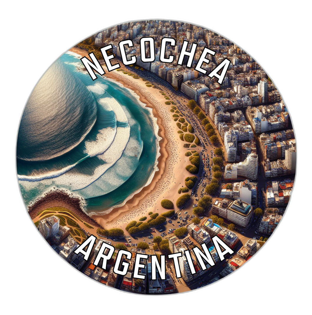 Necochea Argentina Souvenir Die Cut Flat Magnet 6-Inch