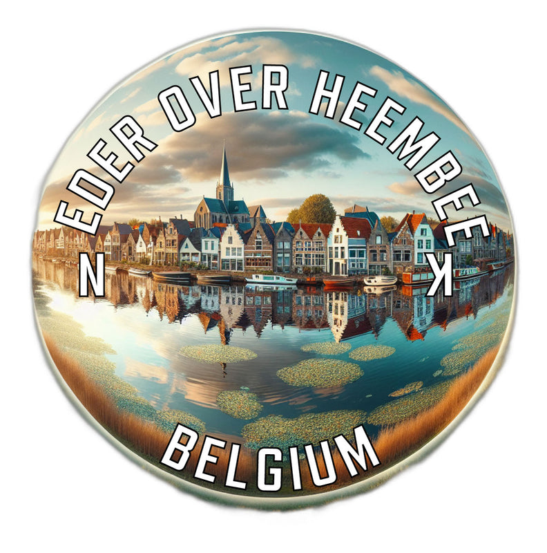 Neder Over Heembeek Belgium Souvenir Vinyl Decal Sticker 2-Inch