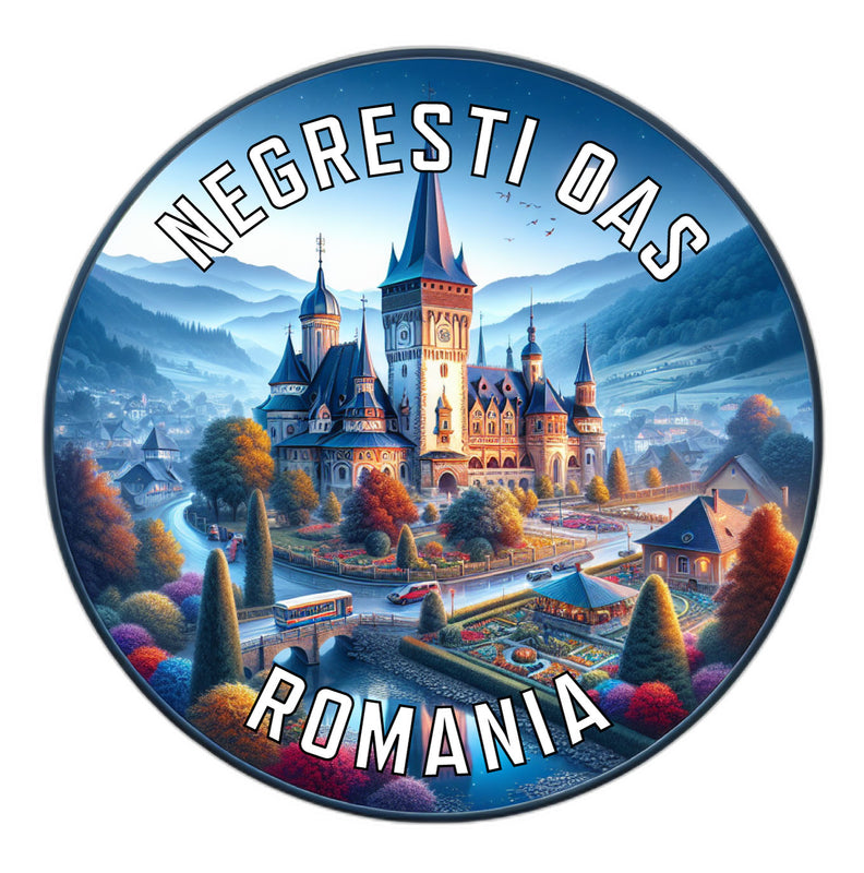 Negresti Oas Romania Souvenir Vinyl Decal Sticker 2-Inch