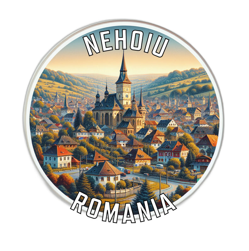Nehoiu Romania Souvenir Die Cut Flat Magnet 2-Inch