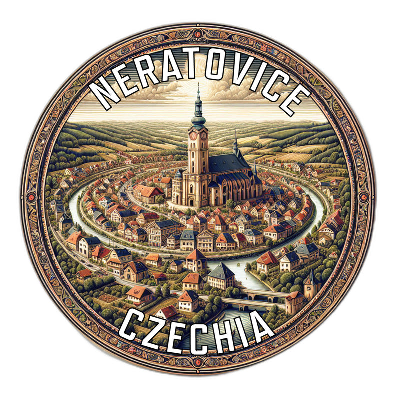 Neratovice Czechia Souvenir Die Cut Flat Magnet 2-Inch