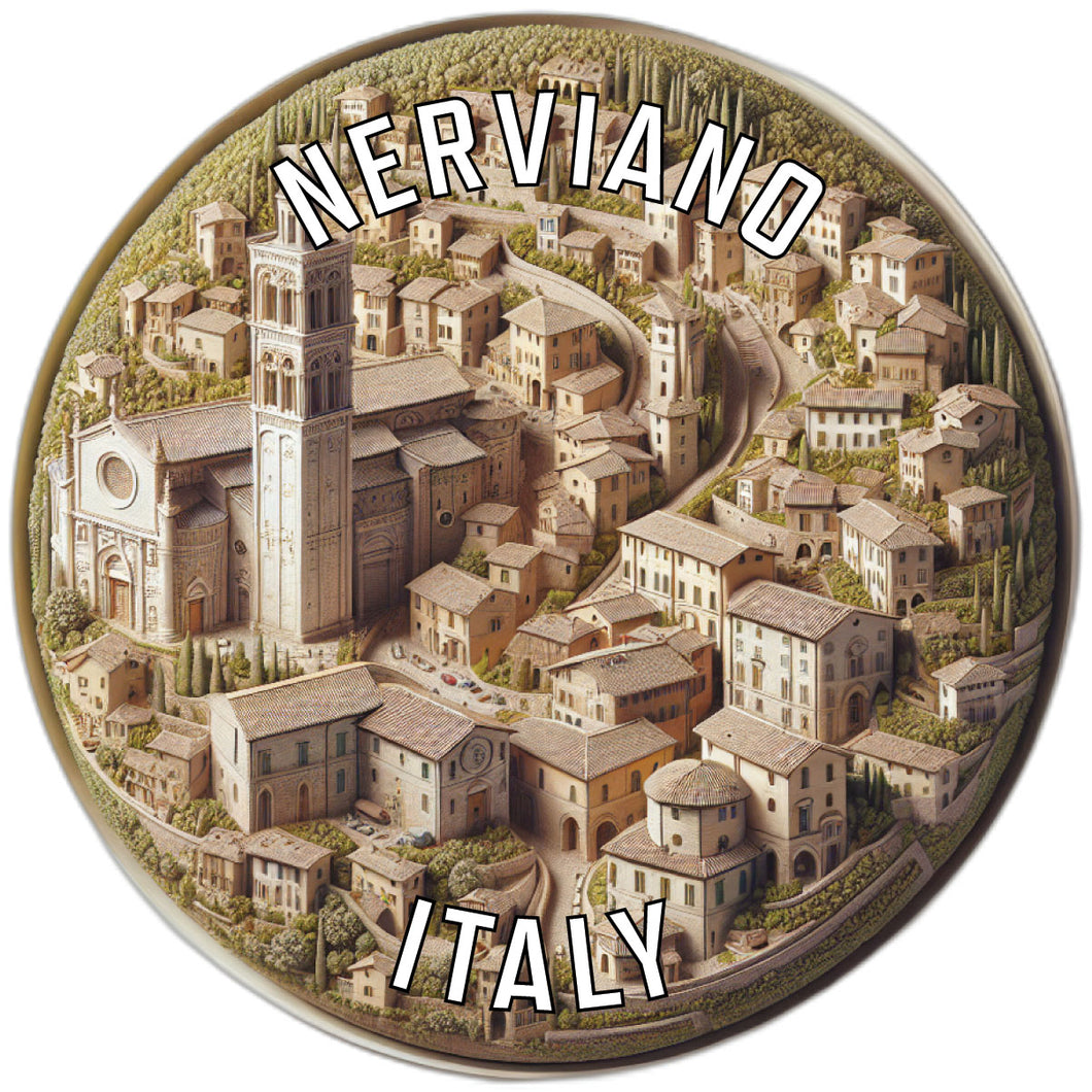 Nerviano Italy Souvenir Die Cut Flat Magnet 2-Inch