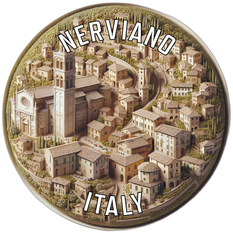 Nerviano Italy Souvenir Die Cut Flat Magnet 2-Inch