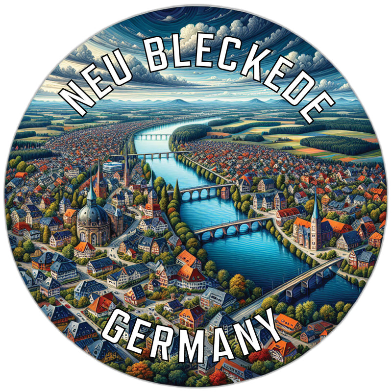Neu Bleckede Germany Souvenir Vinyl Decal Sticker 2-Inch