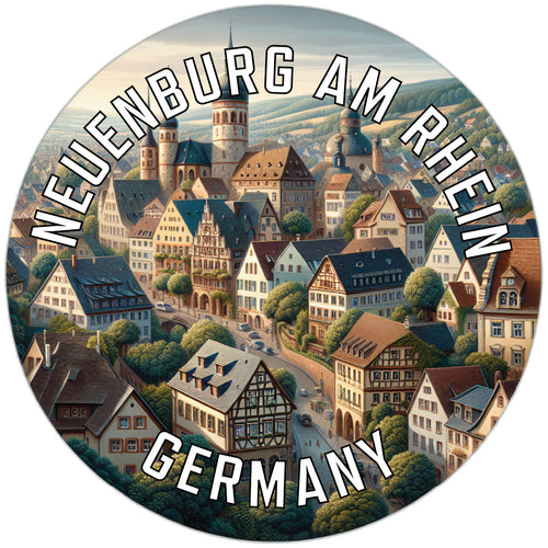 Neuenburg am Rhein Germany Souvenir Vinyl Decal Sticker 6-Inch