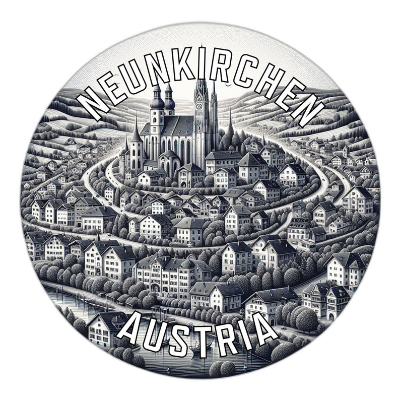Neunkirchen Austria Souvenir Vinyl Decal Sticker 3-Inch