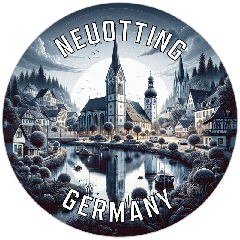 Neuotting Germany Souvenir Vinyl Decal Sticker 2-Inch