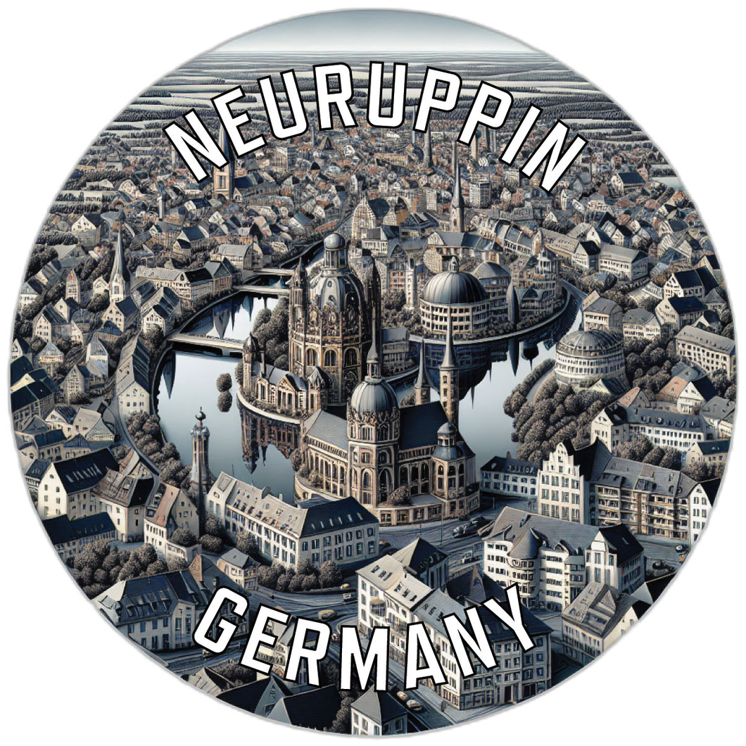 Neuruppin Germany Souvenir Vinyl Decal Sticker 6-Inch