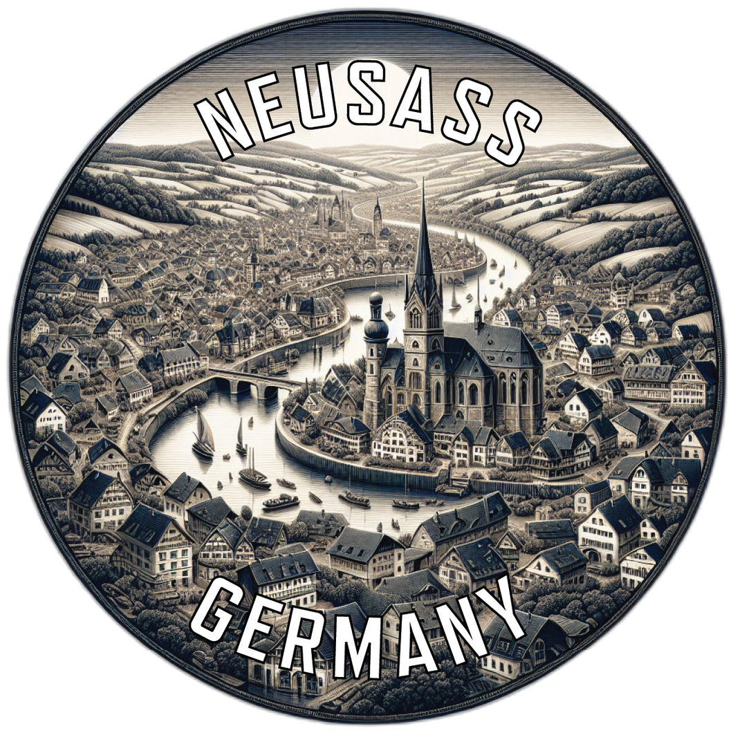 Neusass Germany Souvenir Vinyl Decal Sticker 2-Inch