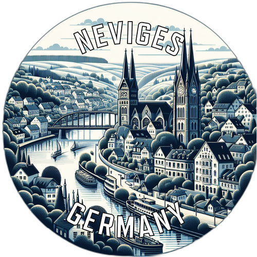 Neviges Germany Souvenir Vinyl Decal Sticker 2-Inch