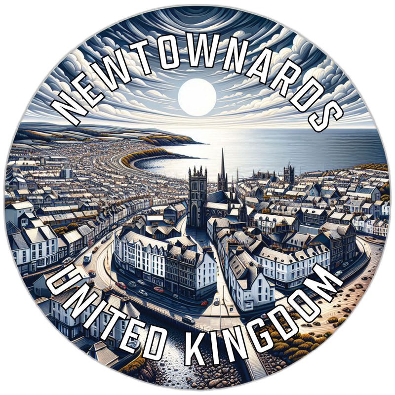 Newtownards United Kingdom Souvenir Die Cut Flat Magnet 2-Inch