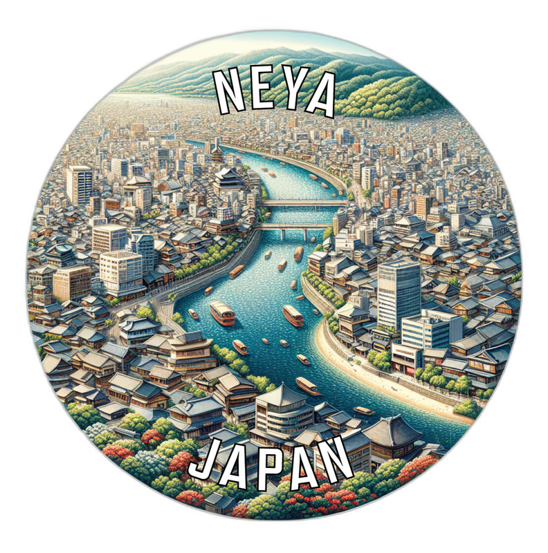 Neya Japan Souvenir Vinyl Decal Sticker 2-Inch