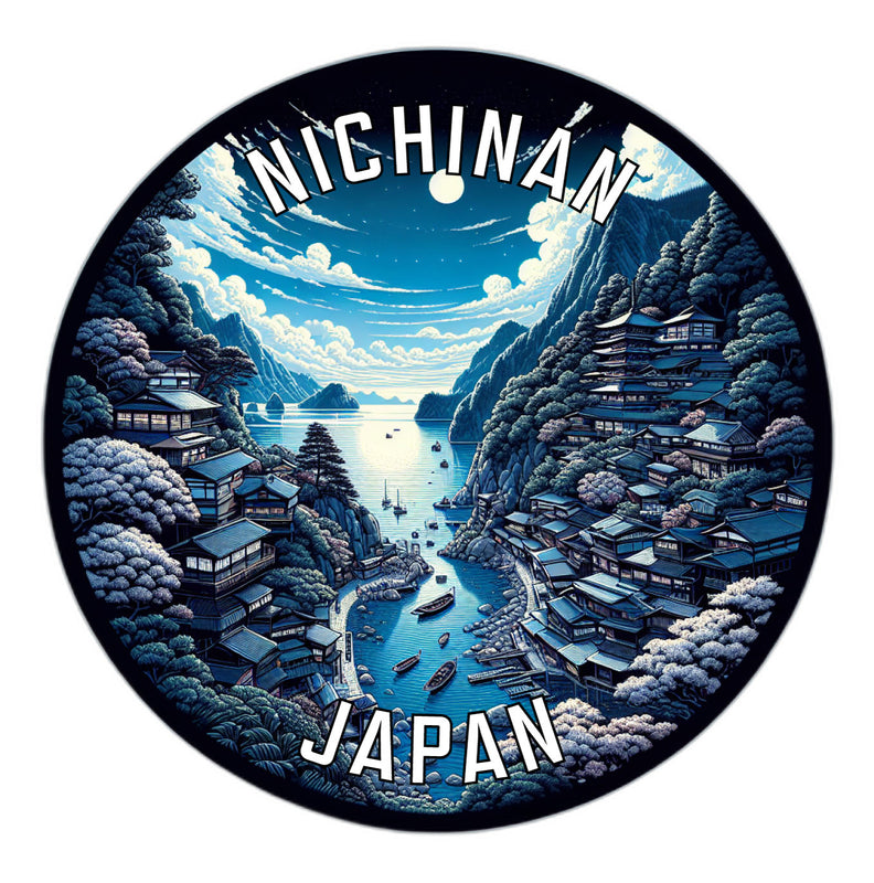 Nichinan Japan Souvenir Vinyl Decal Sticker 2-Inch