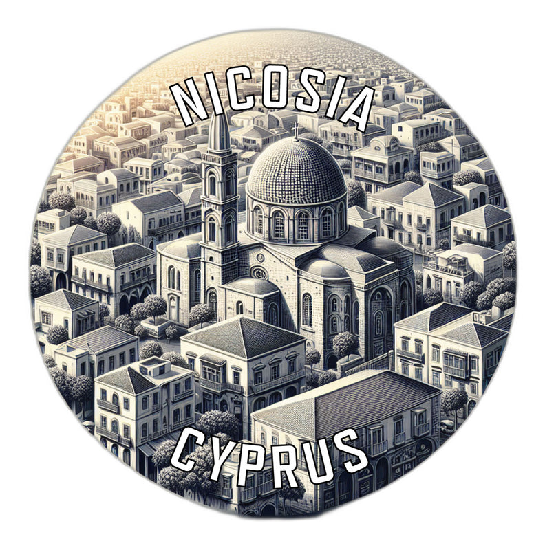 Nicosia Cyprus Souvenir Vinyl Decal Sticker 2-Inch