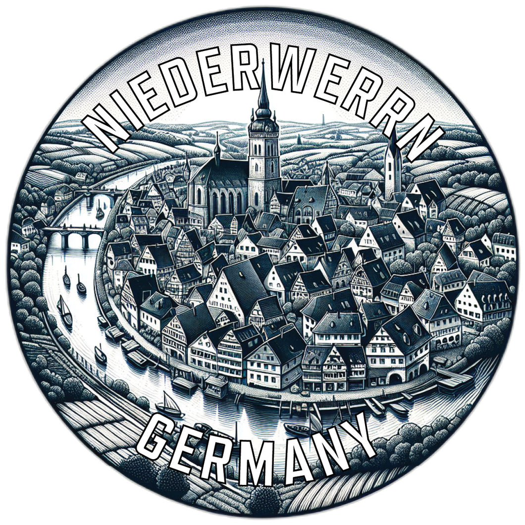 Niederwerrn Germany Souvenir Vinyl Decal Sticker 2-Inch
