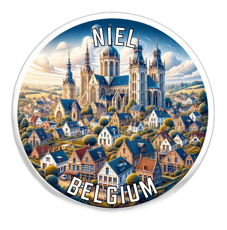 Niel Belgium Souvenir Vinyl Decal Sticker 2-Inch