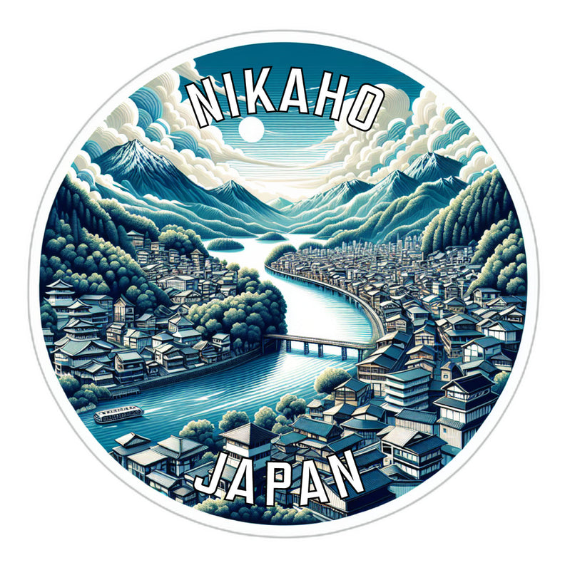 Nikaho Japan Souvenir Vinyl Decal Sticker 2-Inch