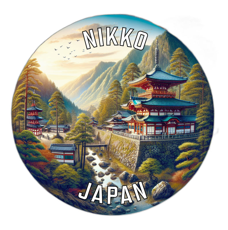 Nikko Japan Souvenir Die Cut Flat Magnet 6-Inch