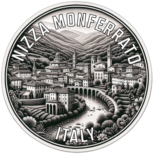 Nizza Monferrato Italy Souvenir Vinyl Decal Sticker 4-Inch