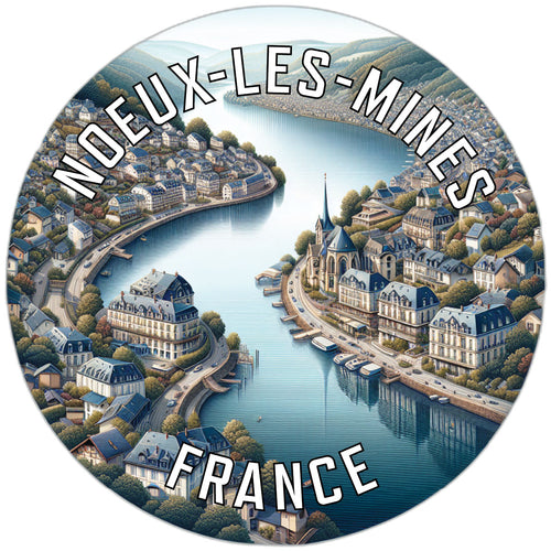 Noeux les Mines France Souvenir Vinyl Decal Sticker 6-Inch