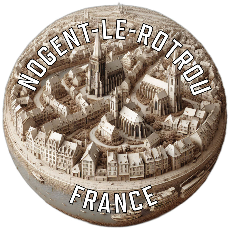 Nogent le Rotrou France Souvenir Vinyl Decal Sticker 2-Inch