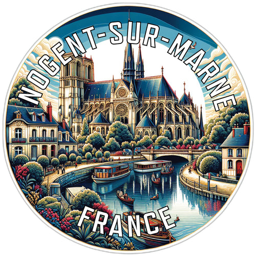 Nogent sur Marne France Souvenir Vinyl Decal Sticker 2-Inch