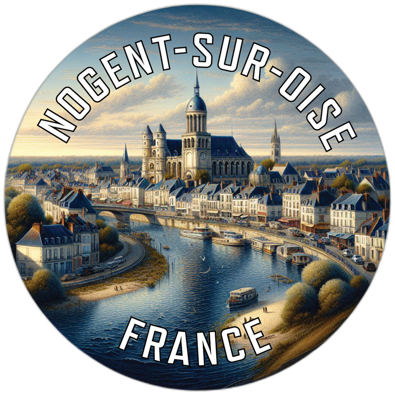 Nogent sur Oise France Souvenir Vinyl Decal Sticker 6-Inch