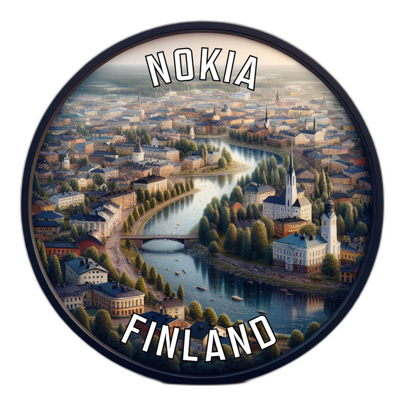 Nokia Finland Souvenir Die Cut Flat Magnet 6-Inch