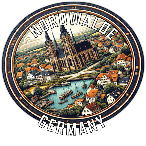 Nordwalde Germany Souvenir Vinyl Decal Sticker 2-Inch