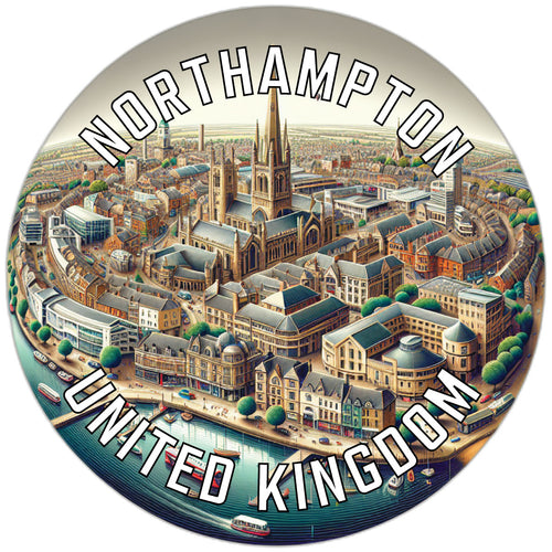 Northampton United Kingdom Souvenir Vinyl Decal Sticker 2-Inch