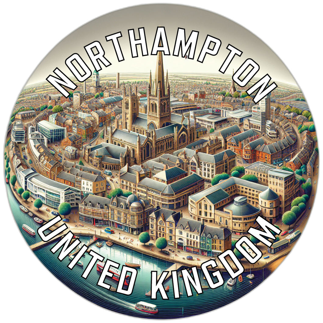 Northampton United Kingdom Souvenir Vinyl Decal Sticker 2-Inch