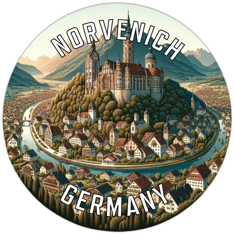Norvenich Germany Souvenir Vinyl Decal Sticker 6-Inch