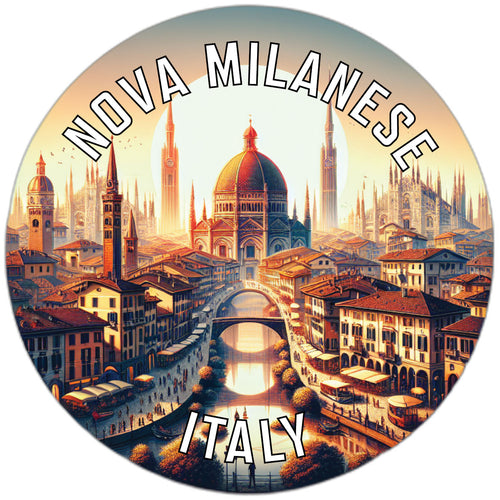 Nova Milanese Italy Souvenir Vinyl Decal Sticker 2-Inch
