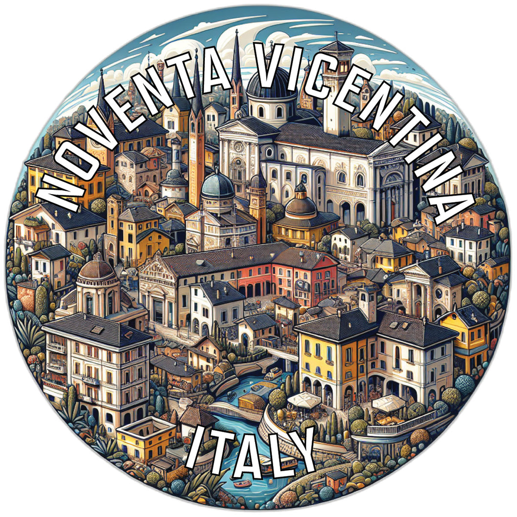 Noventa Vicentina Italy Souvenir Die Cut Flat Magnet 2-Inch