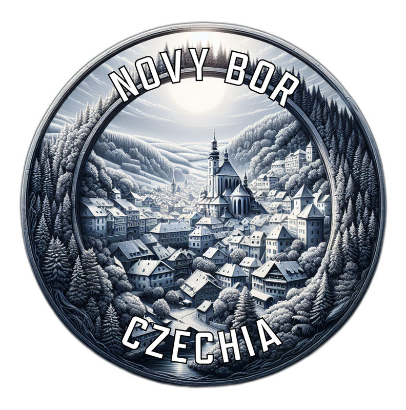 Novy Bor Czechia Souvenir Vinyl Decal Sticker 2-Inch
