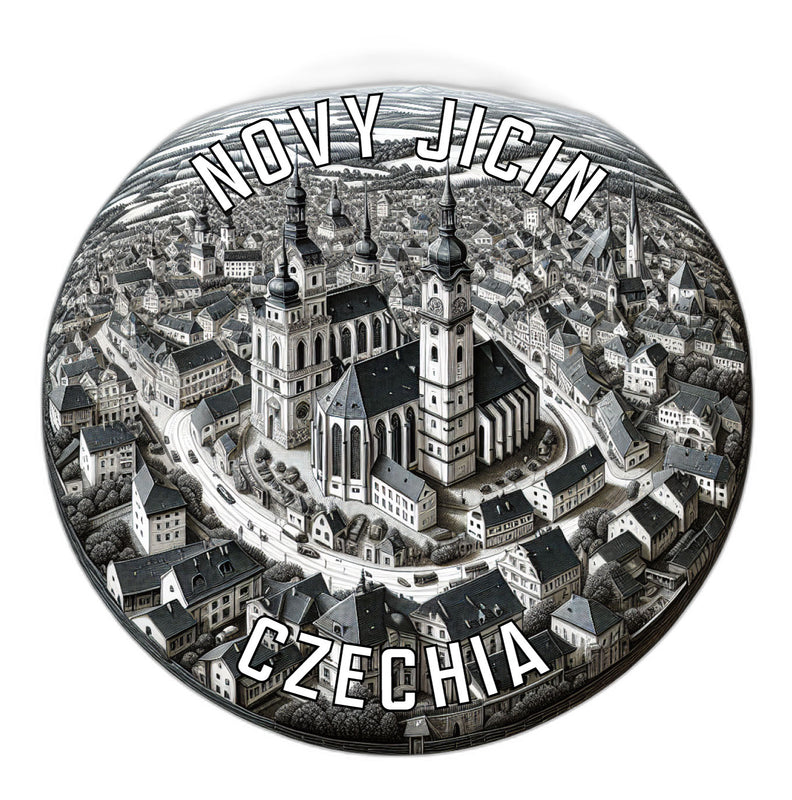 Novy Jicin Czechia Souvenir Die Cut Flat Magnet 2-Inch