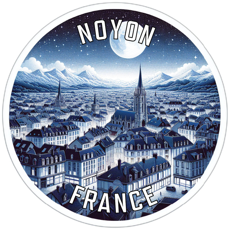 Noyon France Souvenir Vinyl Decal Sticker 6-Inch