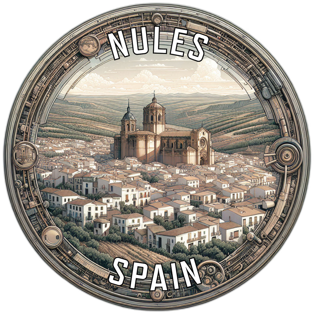 Nules Spain Souvenir Die Cut Flat Magnet 2-Inch