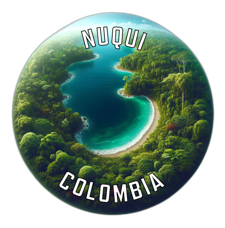 Nuqui Colombia Souvenir Vinyl Decal Sticker 2-Inch