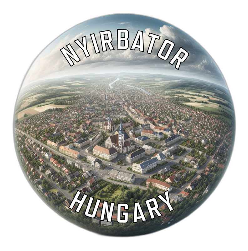 Nyirbator Hungary Souvenir Vinyl Decal Sticker 2-Inch