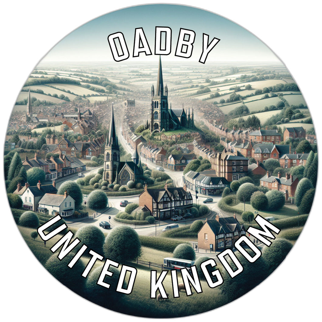 Oadby United Kingdom Souvenir Vinyl Decal Sticker 2-Inch