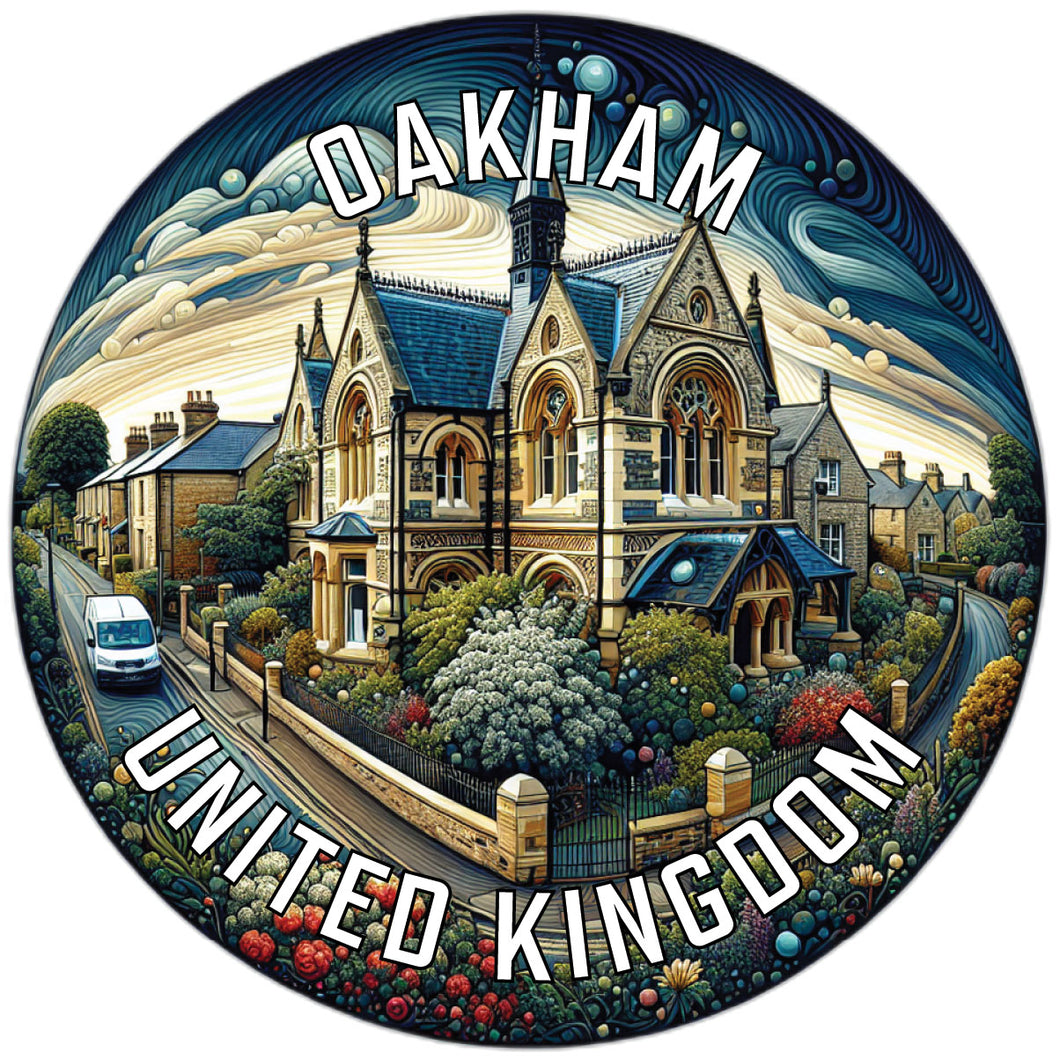 Oakham United Kingdom Souvenir Vinyl Decal Sticker 6-Inch
