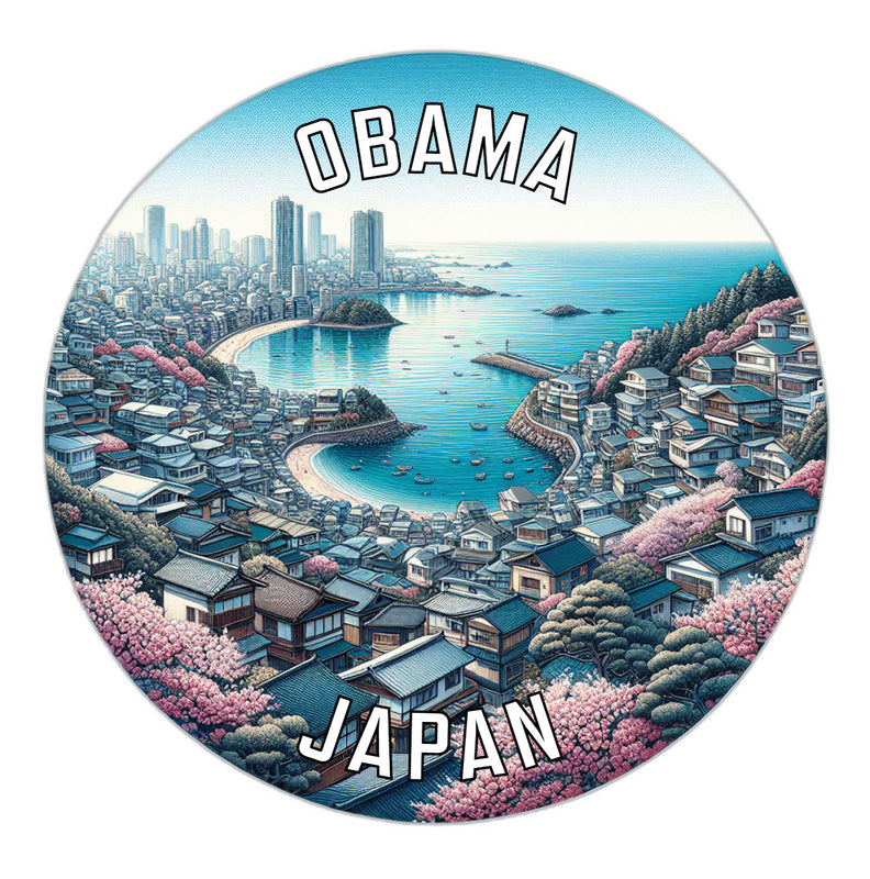 Obama Japan Souvenir Vinyl Decal Sticker 6-Inch