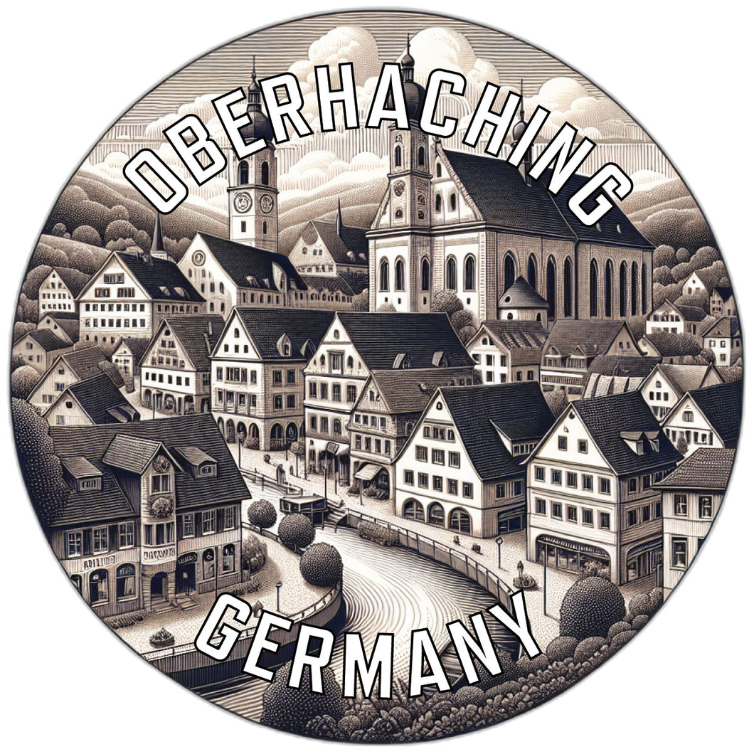 Oberhaching Germany Souvenir Vinyl Decal Sticker 2-Inch