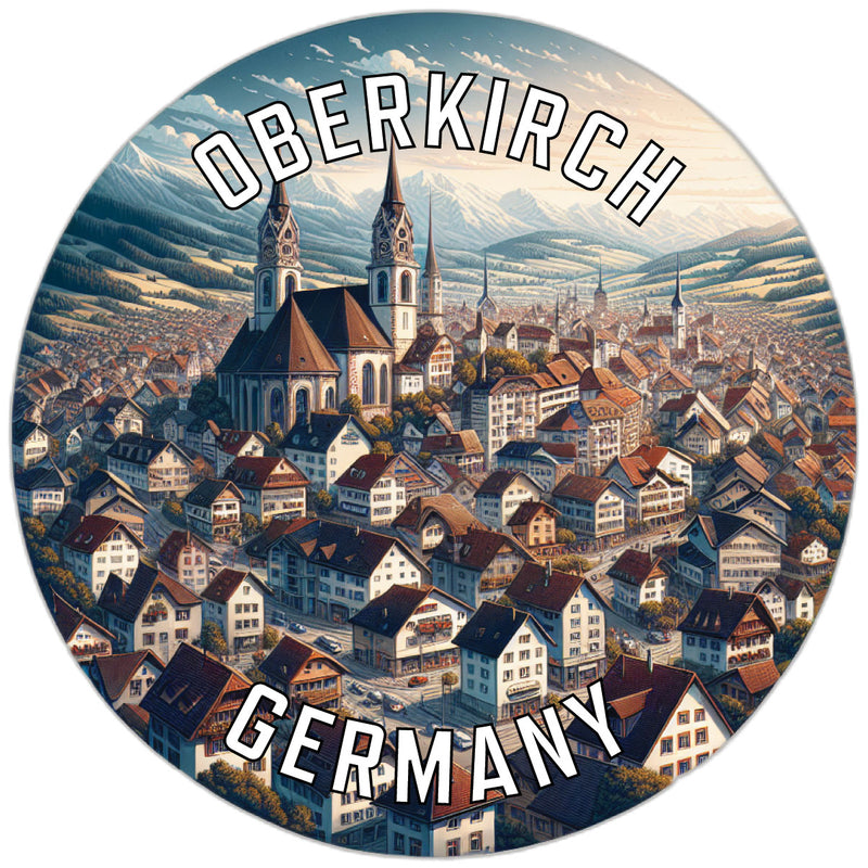 Oberkirch Germany Souvenir Die Cut Flat Magnet 6-Inch