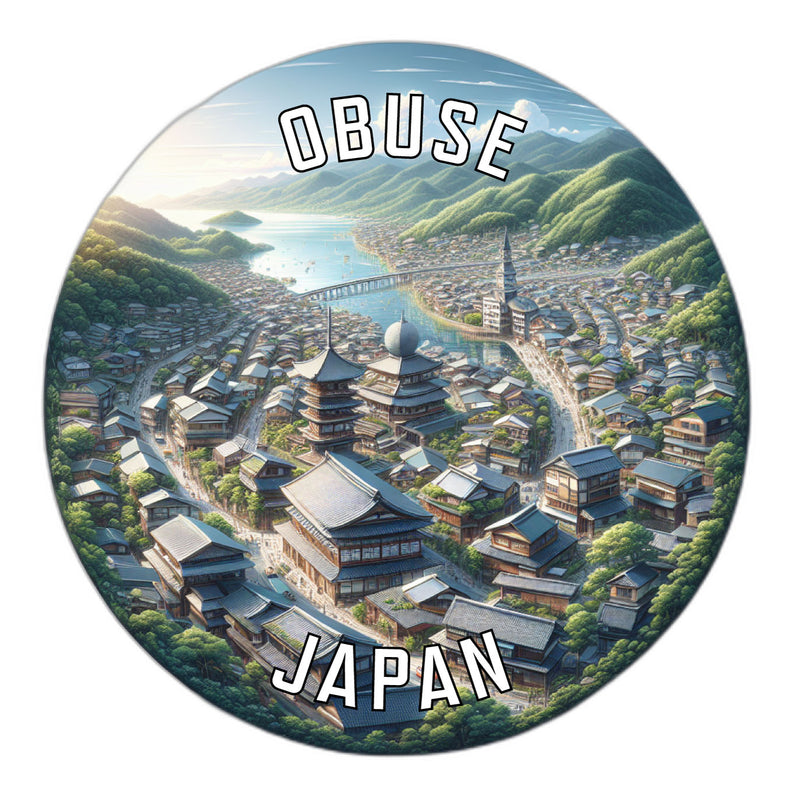 Obuse Japan Souvenir Vinyl Decal Sticker 6-Inch